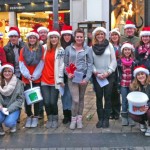 Claregalway Youth Leadership Group Singing Carols in Galway