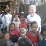 Ronan Scully in Ethiopia in December 2013 with Irish Charity Self Help Africa after the Great Ethiopia Run